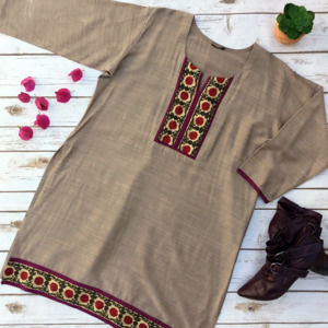 Indian Style BOHO Embroidered Kurta Tunic Dress